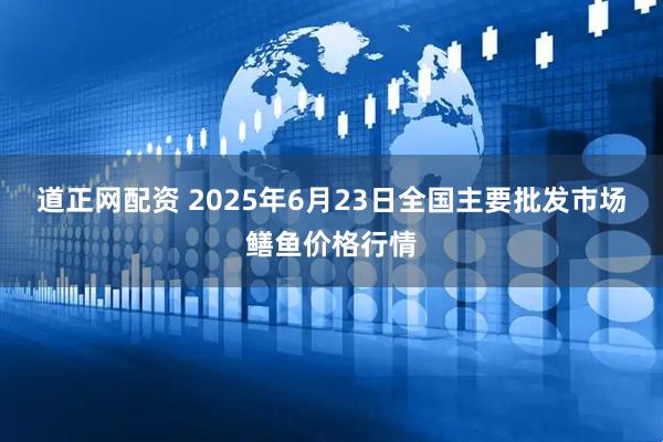 道正网配资 2025年6月23日全国主要批发市场鳝鱼价格行情